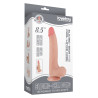 LoveToy SlidingSkin Gode avec Bourses Sliding Skin 17 x 4cm